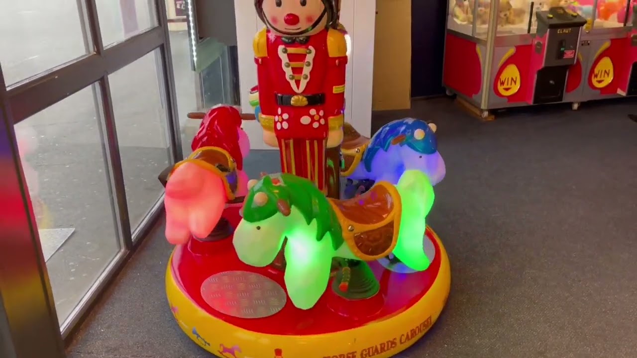 UDC Horse Guard Carousel Kiddie Ride LOUD
