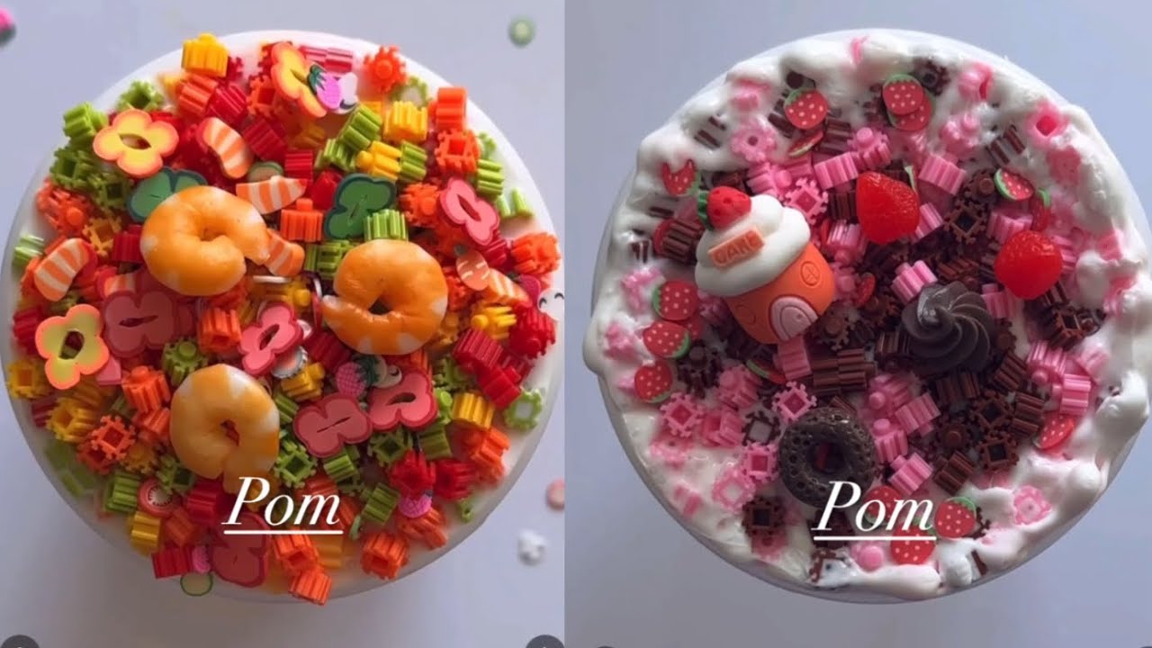 |Satisfying Slime Compilation| Block Bead Slimes!!