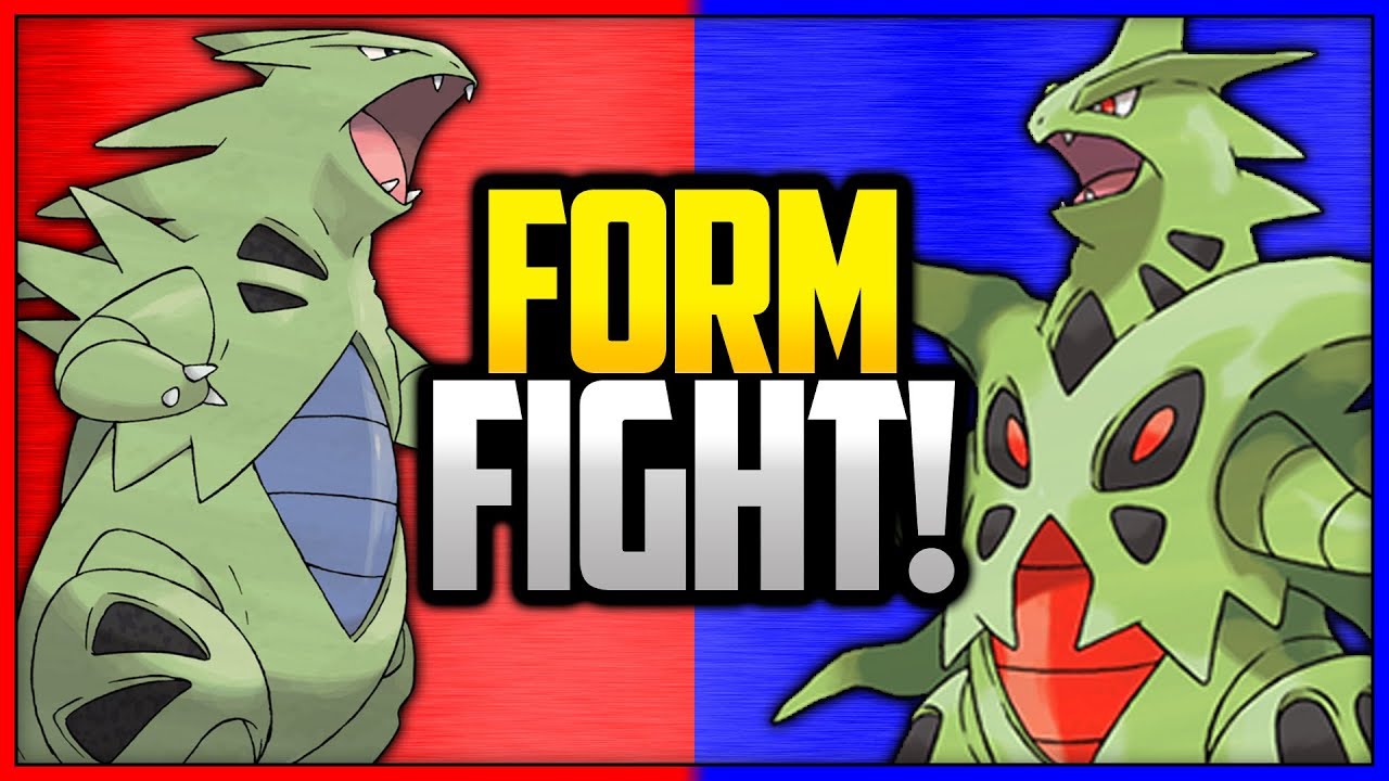 Tyranitar vs Mega Tyranitar | Pokémon Form Fight