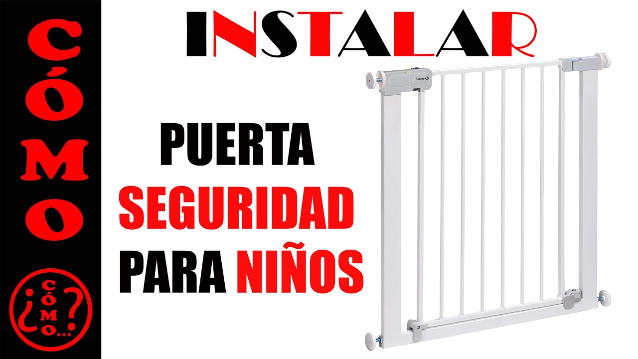 ¿Se te escapan los niños?👶 - CÓMO Instalar PUERTA DE SEGURIDAD para niños