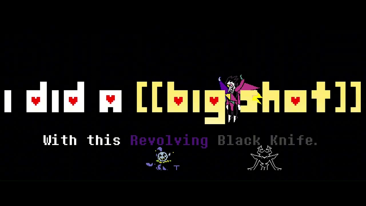 black knife + big shot + the world revolving (buns)