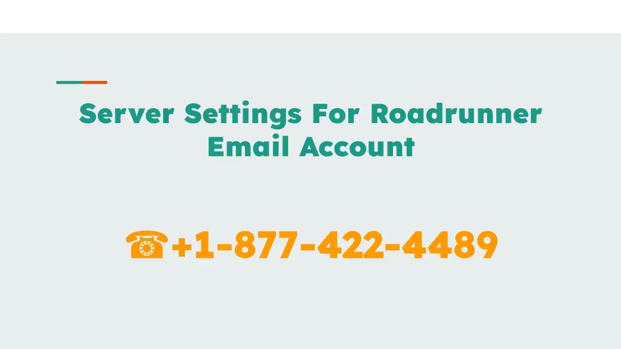 Server Settings For Roadrunner Email Account