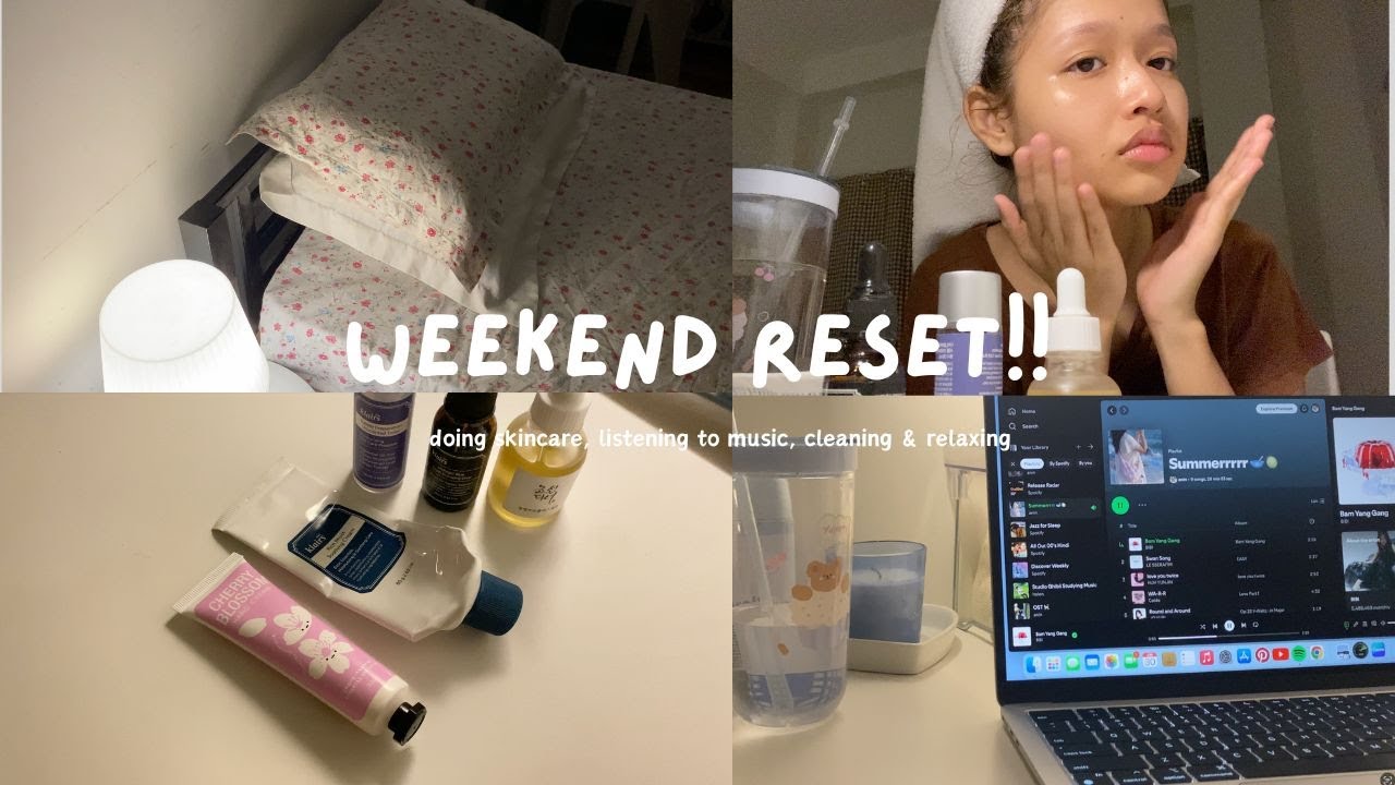 Vlog🐰🧴: night routine of an Indian girl🇮🇳, weekend reset, relaxing, my skincare routine in depth