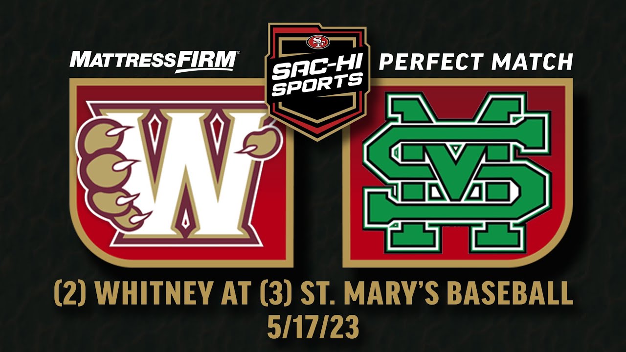 Whitney at St  Mary's Baseball 5.17.23 I Mattress Firm Perfect Match
