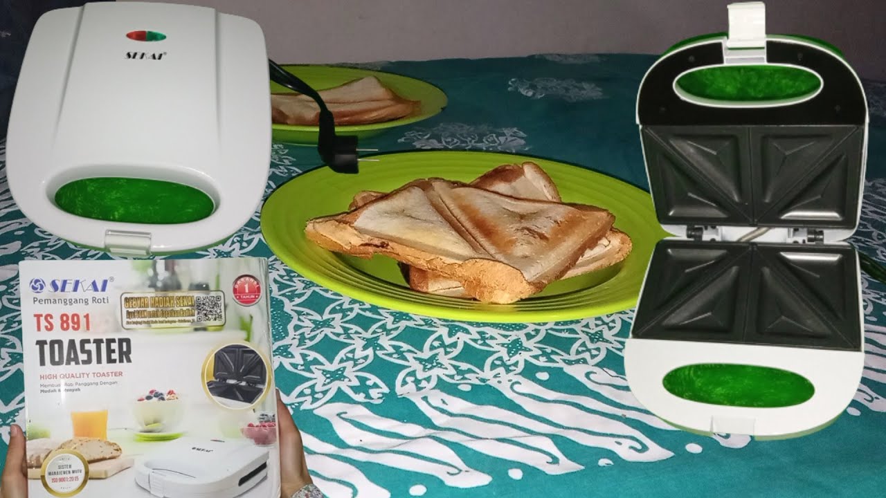 UNBOXING & REVIEW SEKAI PEMANGGANG ROTI TS 891 TOASTER