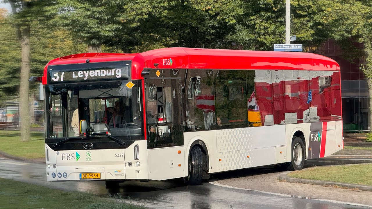 Elektrische BYD B12 bussen bij EBS Haaglanden | Stadsbus