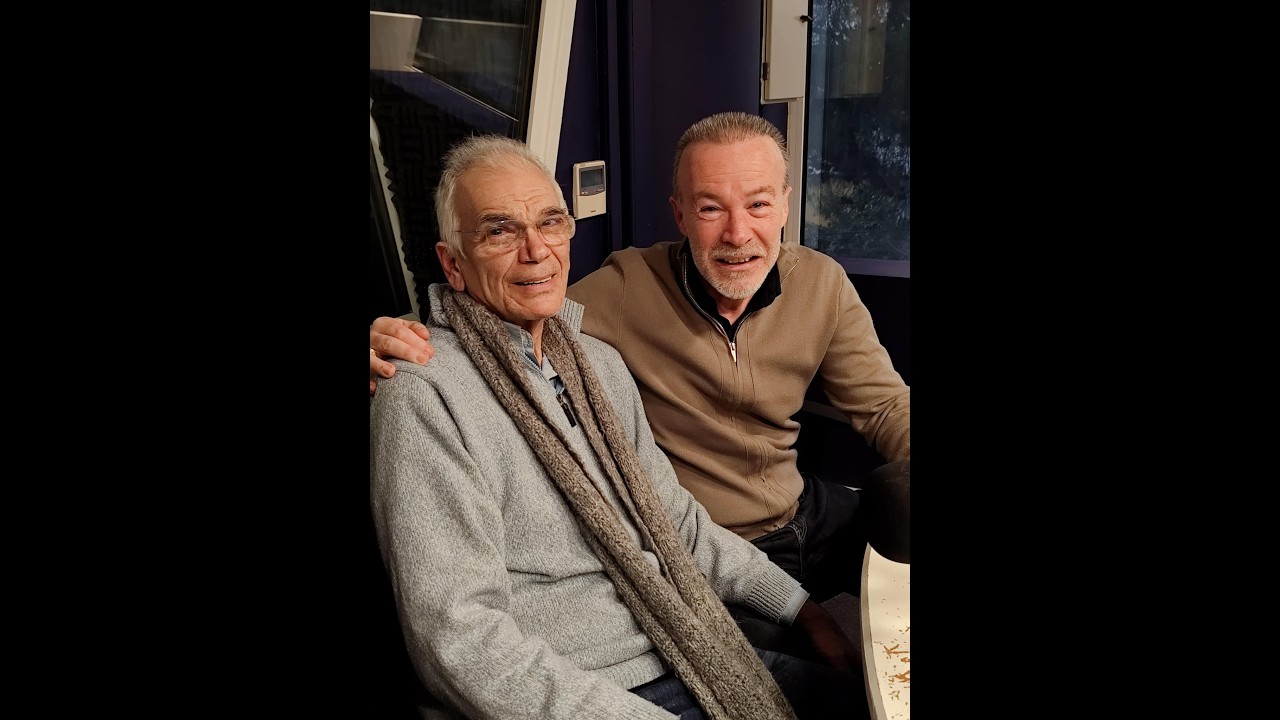 Ο Παν.Τιμογιαννάκης με τον Ν.Μπογιόπουλο στον Real fm