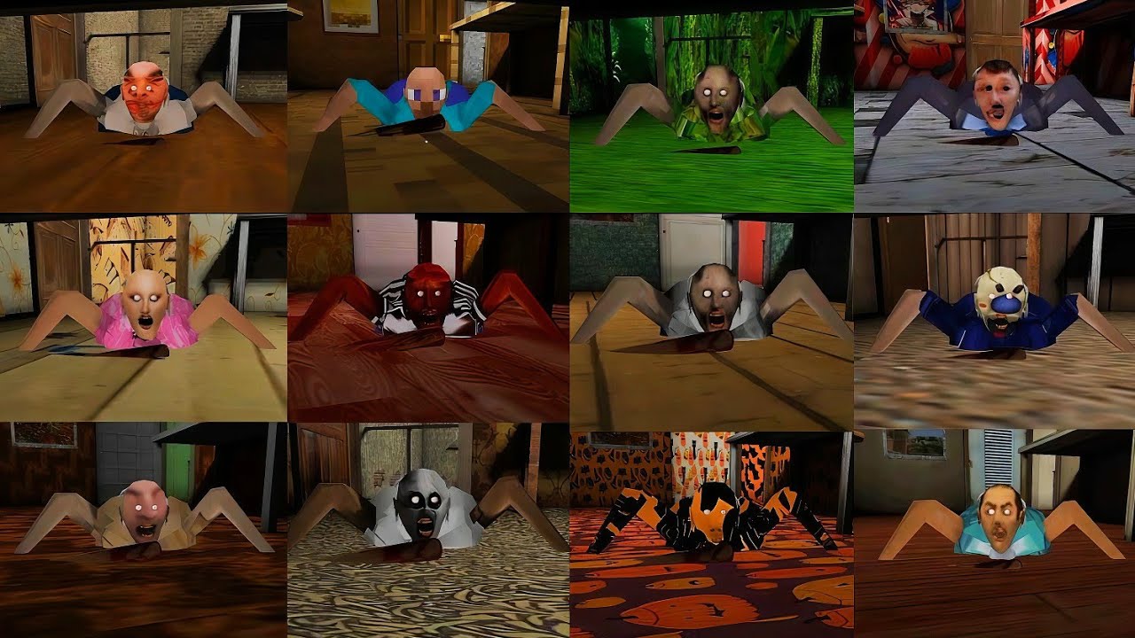 Granny V1.8 All Latest Mods Under Bed Jumpscares 2