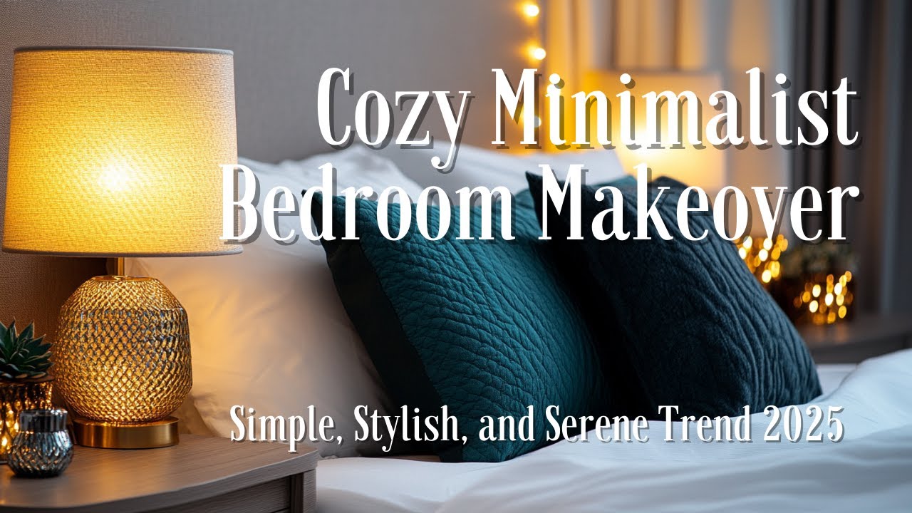 Cozy Minimalist Bedroom Makeover: Simple, Stylish, and Serene