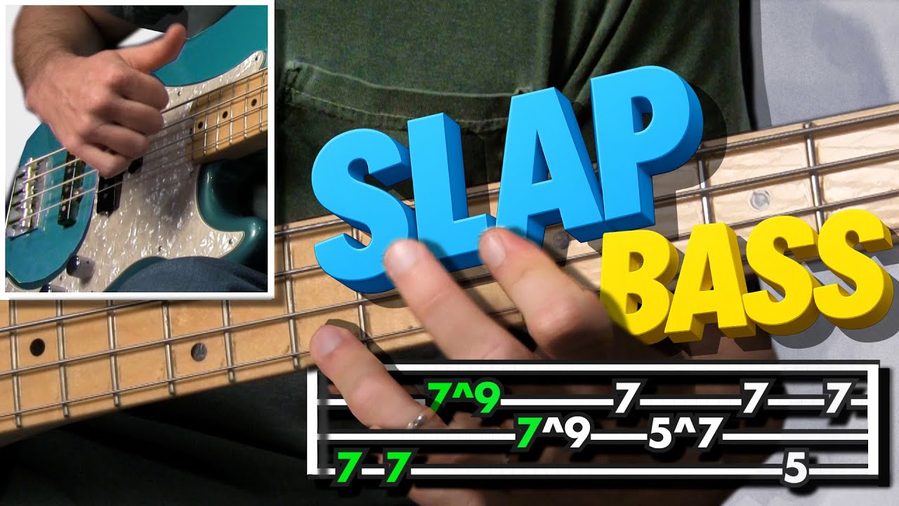 Learn This Funky Slap Bass Groove [Bass Tutorial with TAB]