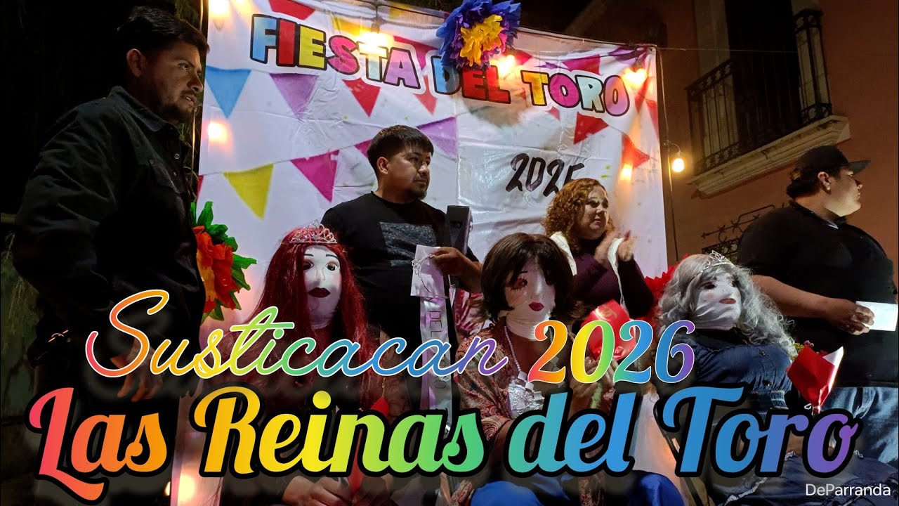 18/2/26 CON TAMBORAZO LA ELECCIÓN DE LA REINA WENCHA EN EL FESTIVAL DEL TORO EN SUSTICACAN ZACATECAS