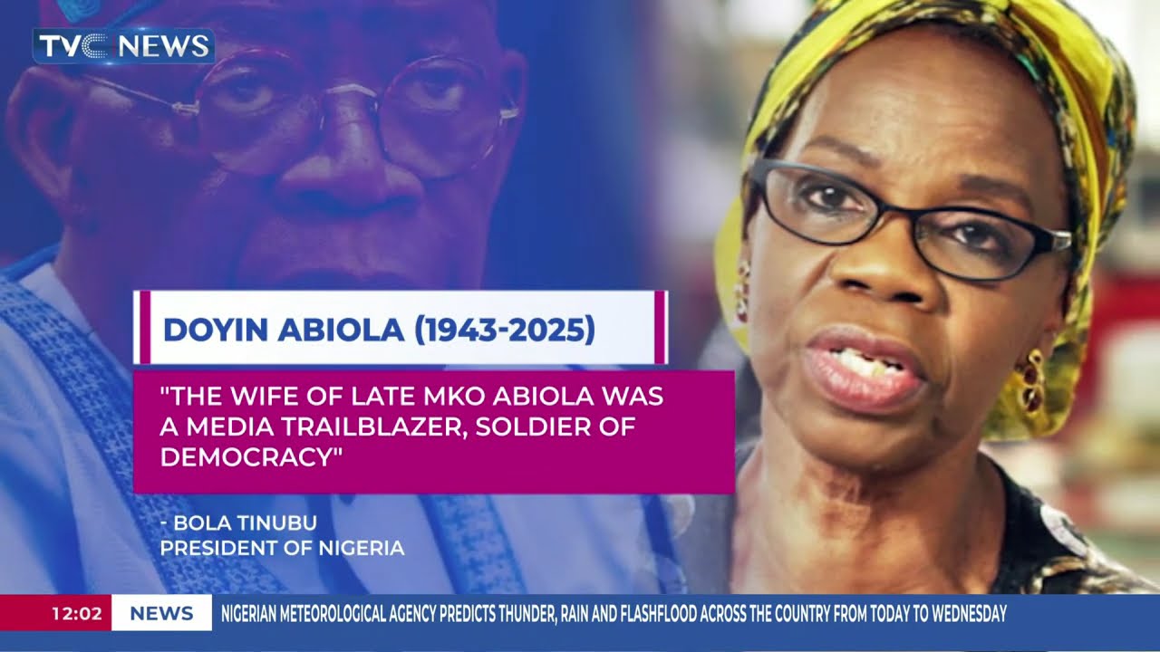 Wife Of Late MKO Abiola, Winner Of Annulled June 12 Election Is Dead