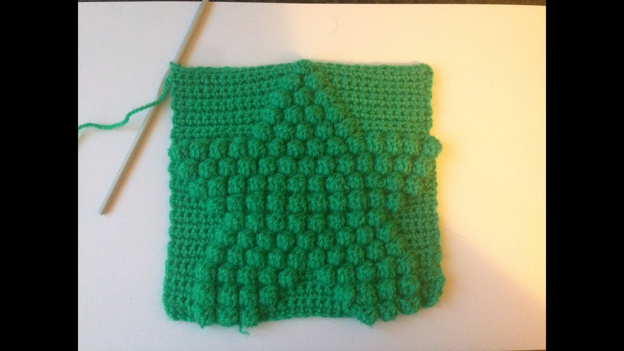 How to crochet bobble chart   STAR