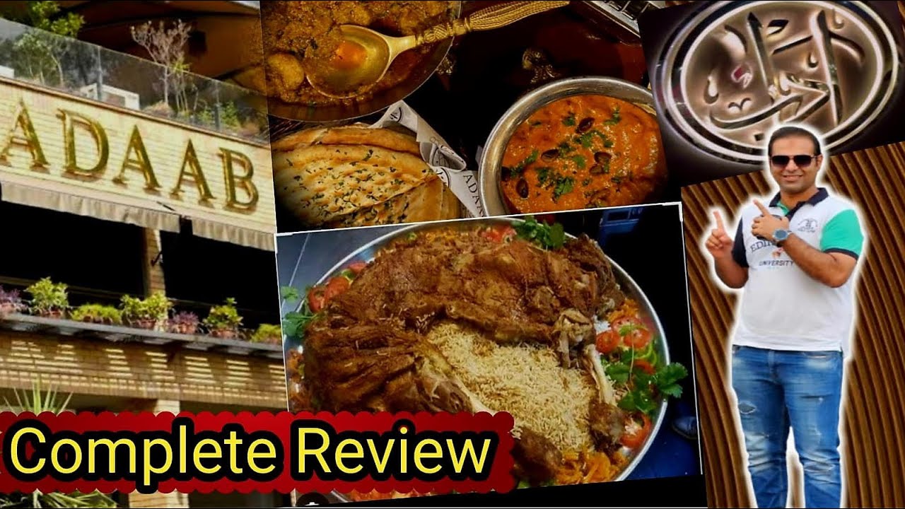 Adaab Restaurant Lahore Review |  Economical Dinner Buffet | Voice of Umar Arif #food #viralvideo