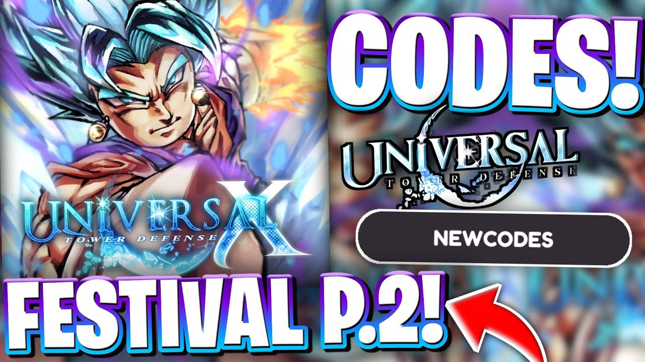 🎉*UNIVERSAL FEST P2* Коды обновления для UTDX! Roblox Universal Tower Defense X