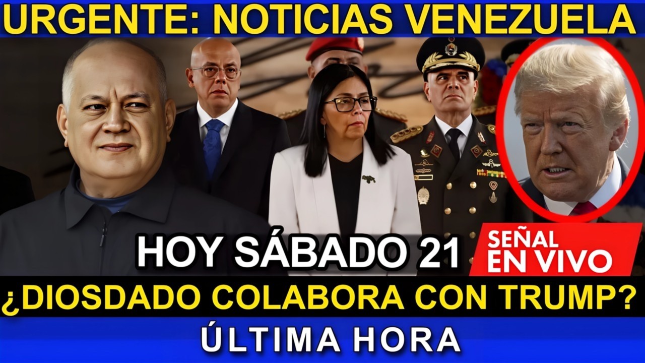 🚨 ÚLTIMA HORA 🔴 ¡URGENTE  VENEZUELA DIOSDADO SUBORDINADO!  ¡LA VISITA DE ALTO MANDO DE EEUU!