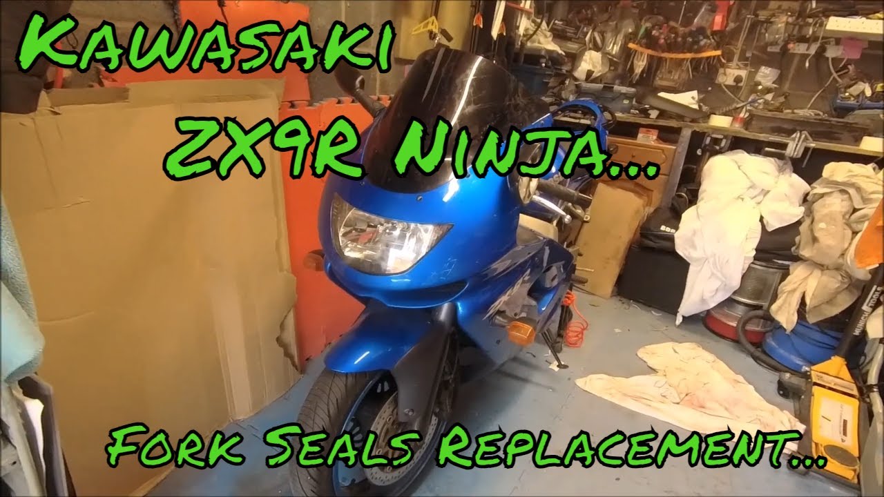 Замена сальника вилки Kawasaki ZX9R