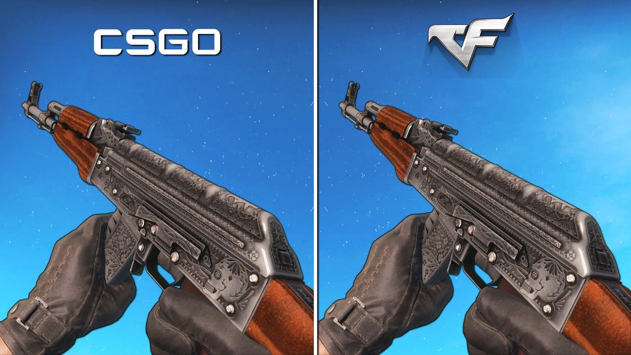 CrossFire vs CS:GO - Weapon Animations + Sounds [Comparison]