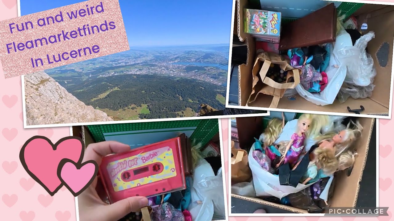 Fun and weird Fleamarket Finds in Luzern Switzerland