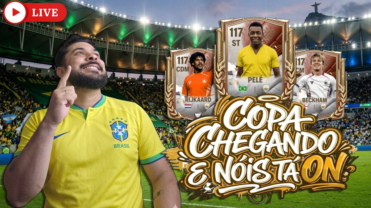 🔴 LIVE 🔛 EA FC MOBILE 26 📈 EM BUSCA DO TOP RANK🥇 DUNGA NO TIME !
