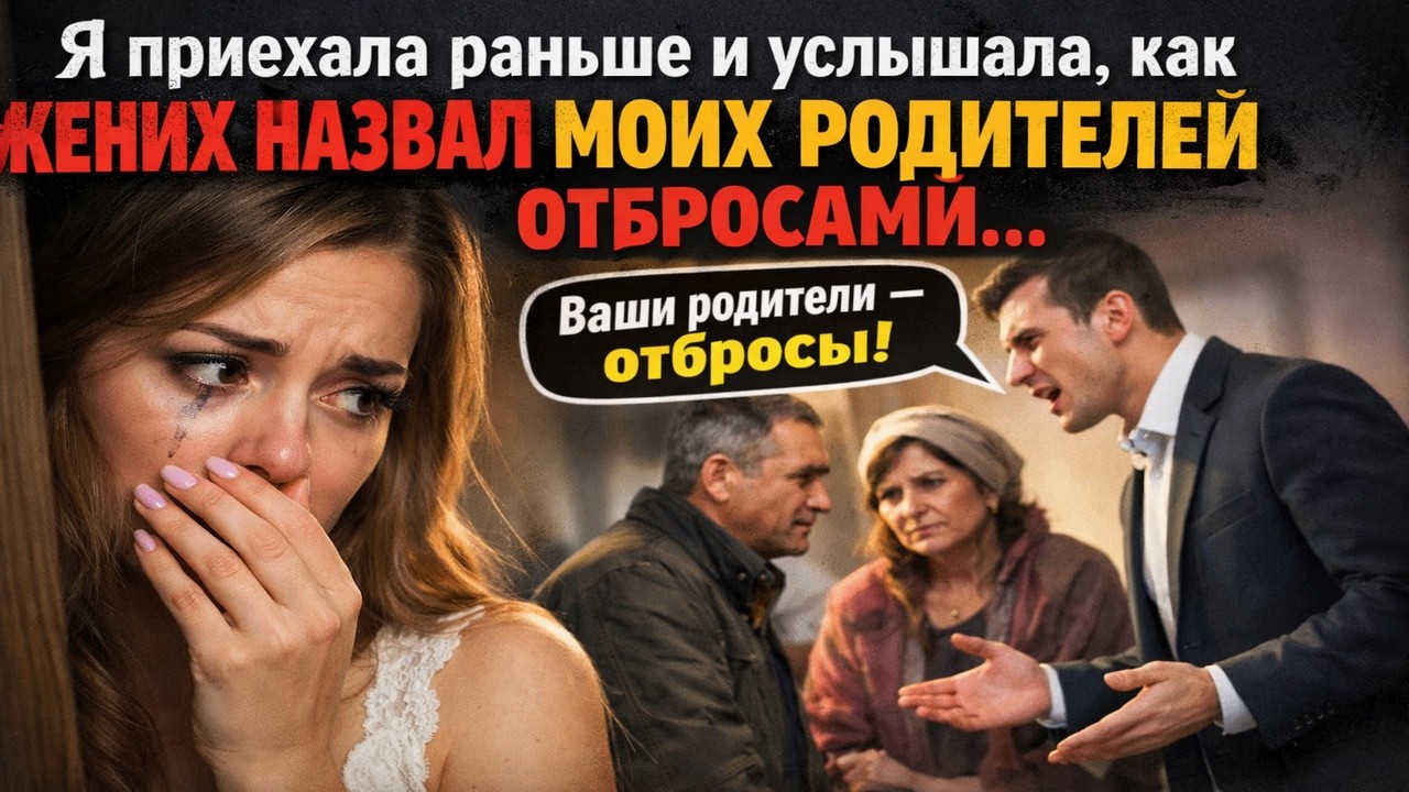 «Я приехала раньше и услышала, как жених назвал моих родителей отбросами…»