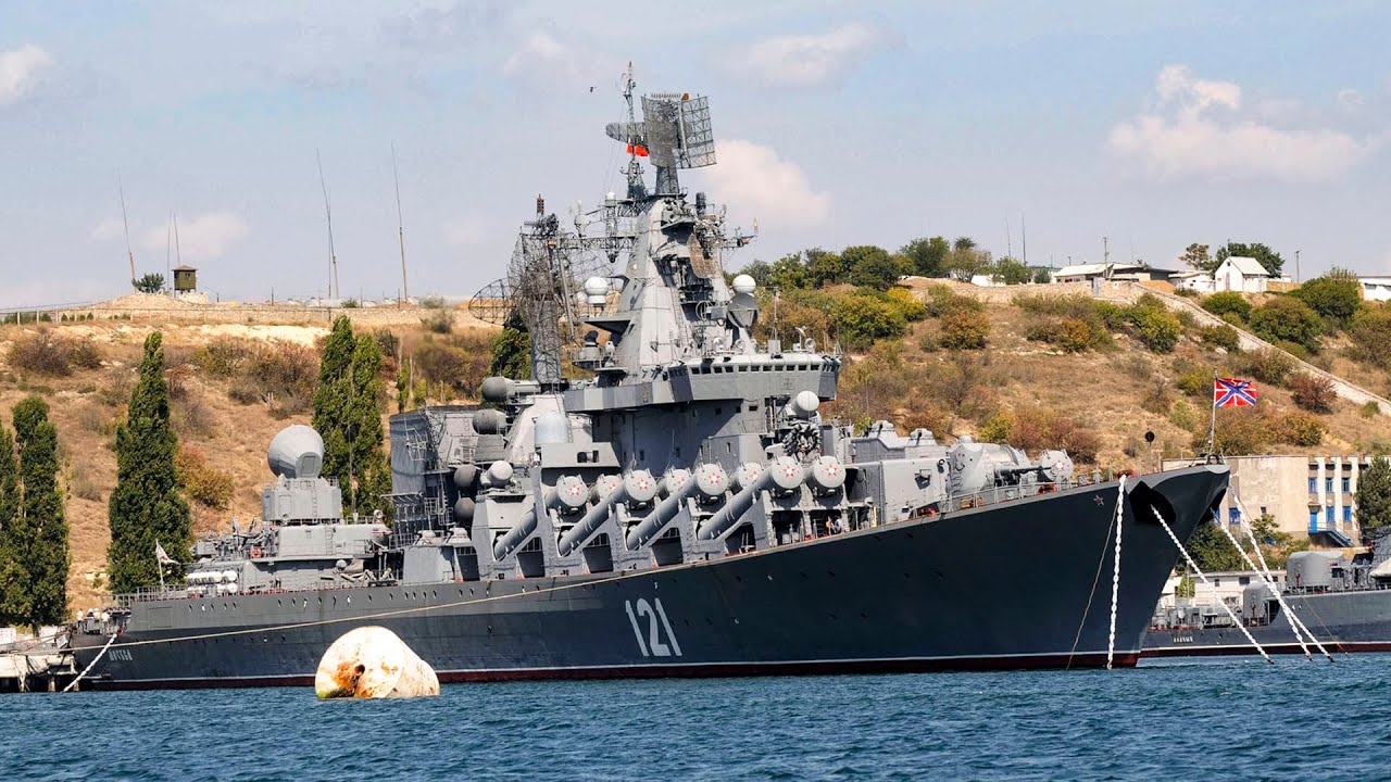 Russian flagship missile cruiser Movska sinks after suffering severe damage