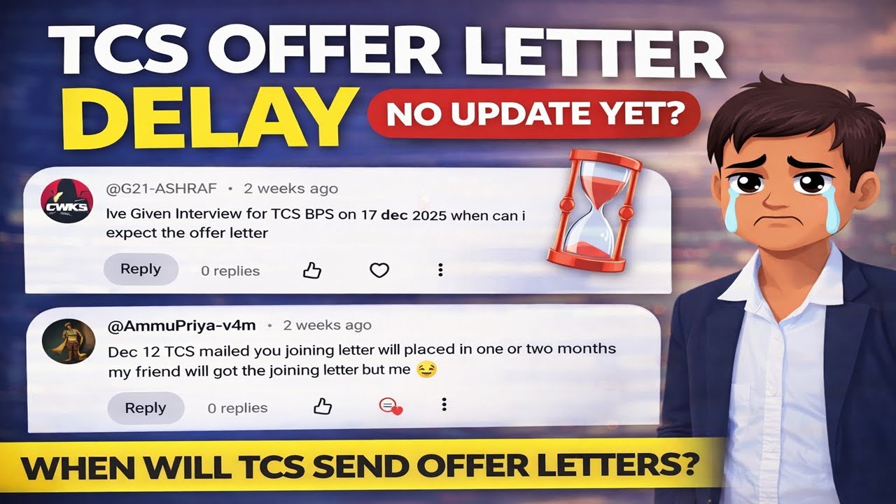 TCS Offer Letter Delay 2025 | After Interview, No Update? When Will TCS Send Offer & Joining Letter?