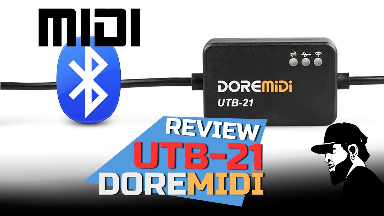 Review - Adaptador USB MIDI Bluetooth DOREMIDI UTB-21 | Unboxing e Reviews