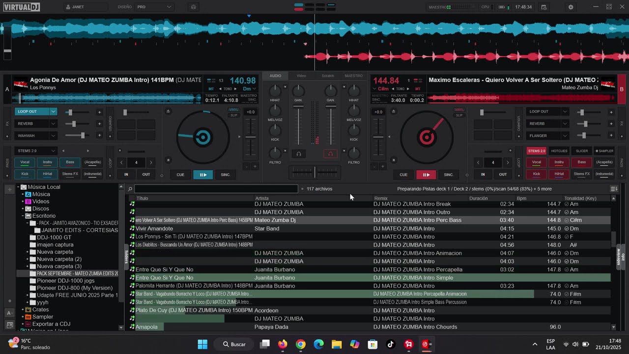 PACK DE TODO UN POCO MATEO ZUMBA DJ 2025