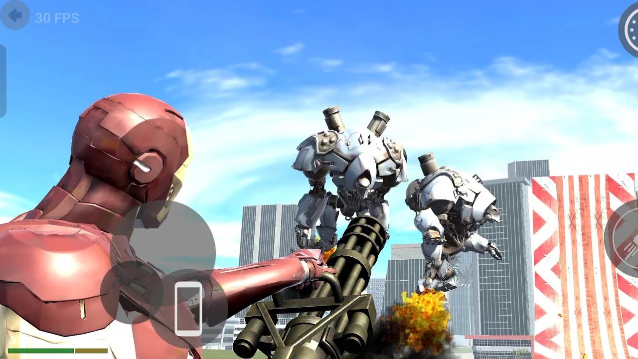 Ironman Vs Ai Robot || Indian bike driving 3d game 