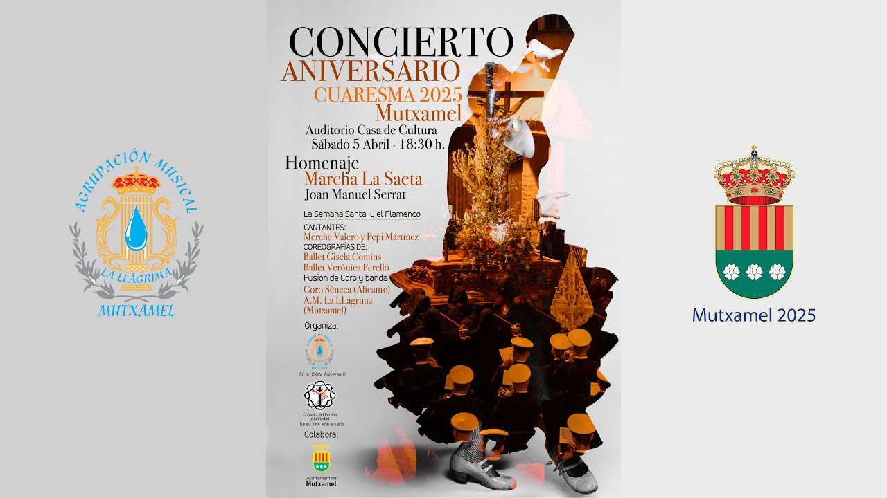 🎼 Concierto Aniversario Cuaresma 2025 – Mutxamel (Alicante)