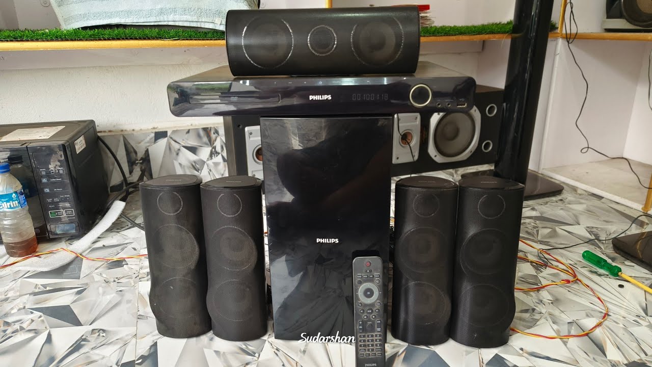 Philips hts-5530 dvd home theatre system full working available call 9932521585 #philips