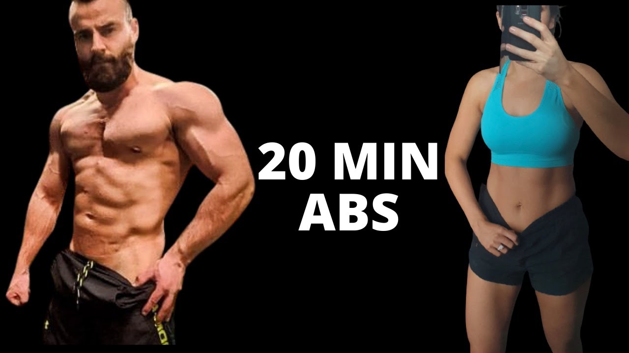 20 MIN TOTAL CORE/AB WORKOUT - Follow Along (At Home No Equipment)