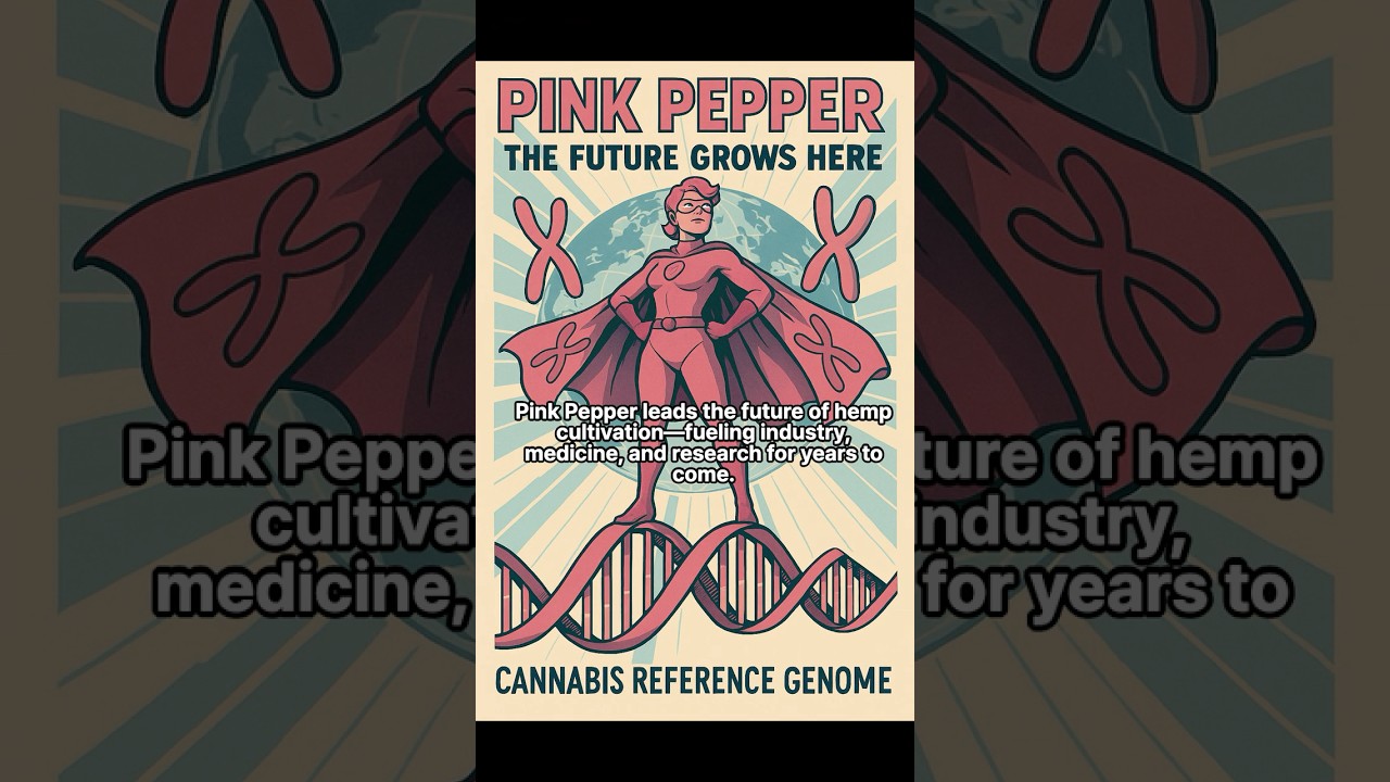 CannaInsights | Pink Pepper: The New Reference Genome of CBD Hemp 🌿🔥 #news