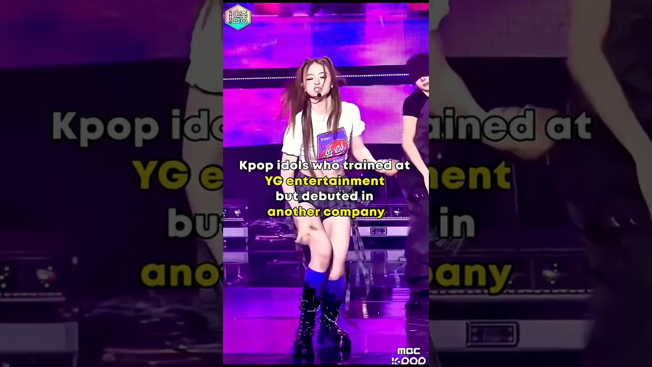 K-pop idols who trained at YG Entertainment but debuted in another company | #kpop #shorts #youtube