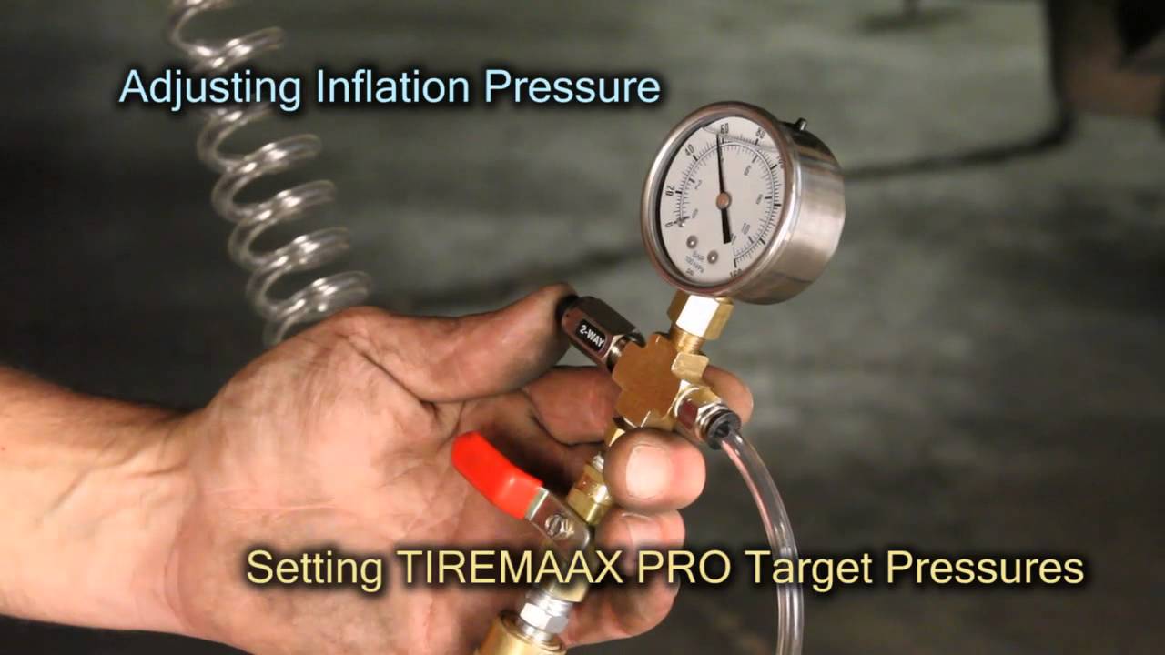 13. TIREMAAX&reg; PRO - Setting the Target Pressure