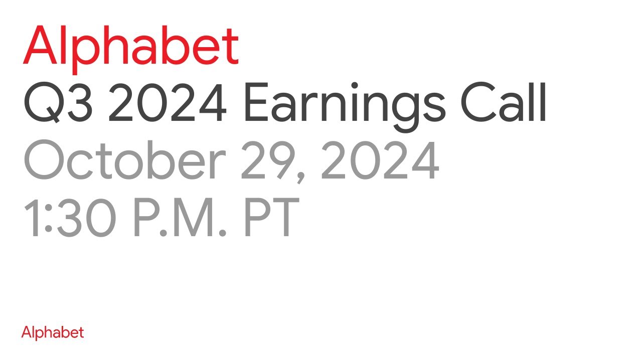 Alphabet 2024 Q3 Earnings Call