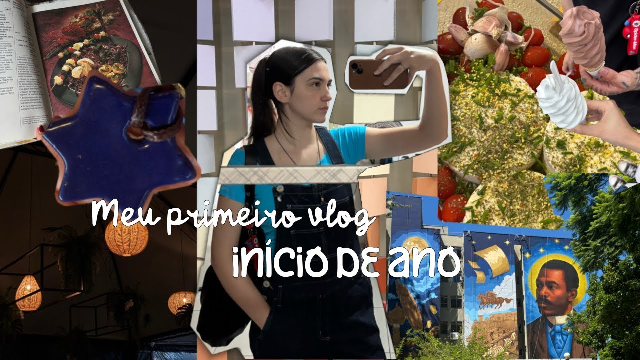 Meu primeiro vlog do canal: início de ano 