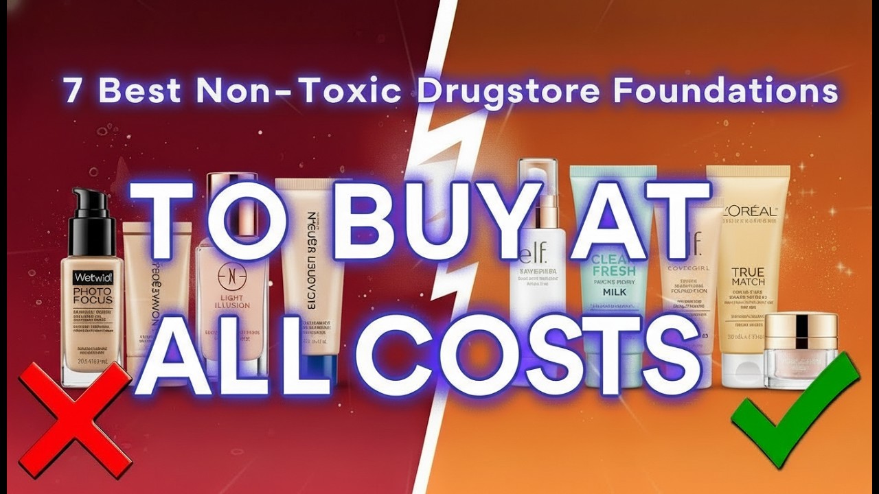 7 Best Non-Toxic Drugstore Foundations 2026 (And 3 To Avoid)