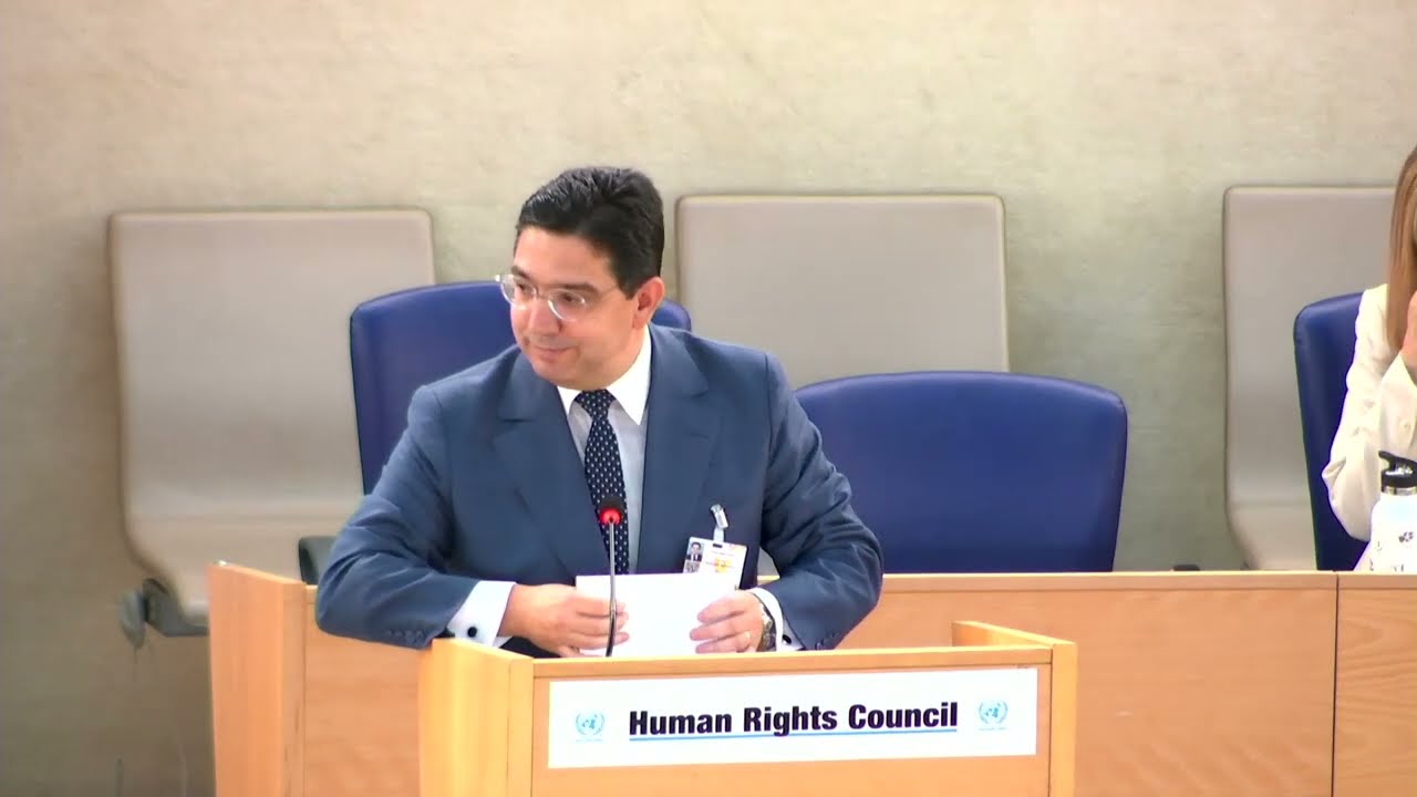HRC55 | ناصر بوريطة، وزير الشؤون الخارجية المغربي
