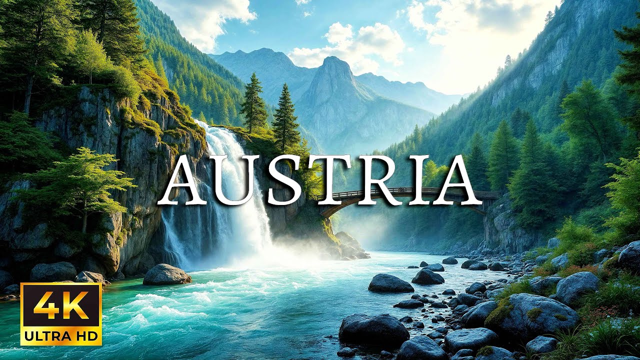AUSTRIA 4K | Explore Alpine Peaks, Charming Villages & Serene Lakes