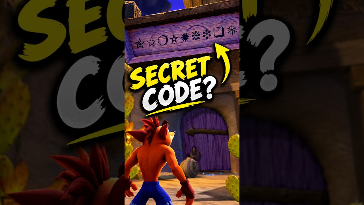 I Decoded The Hidden Symbols In Crash Bandicoot #CrashBandicoot #WrathOfCortex #shorts