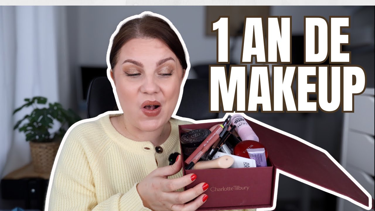 J’ai terminé 38 produits makeup en 2025 😱