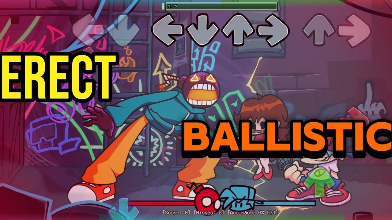 Friday night funkin vs Erect Ballistic l Fnf vs whitty mod