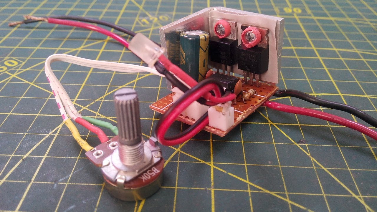 DC MOTOR HIZ KONTROL DEVRESİ 12V 5A
