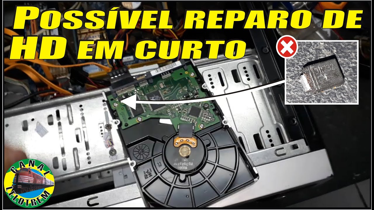 458 - POSSÍVEL REPARO EM HD EM CURTO-CIRCUITO - CANAL LELOTREM