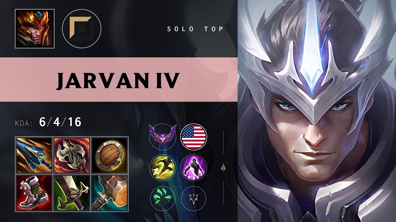 Jarvan IV Top vs Xin Zhao - NA Master Patch 26.11