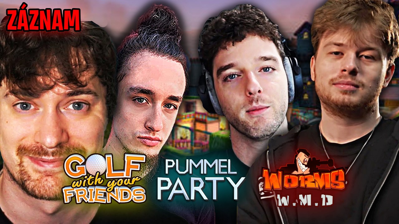 Coop hry s @Herdyn @FlyGunCZ @freeze_lol | Golf With Your Friends, Pummel Party a Worms W.M.D