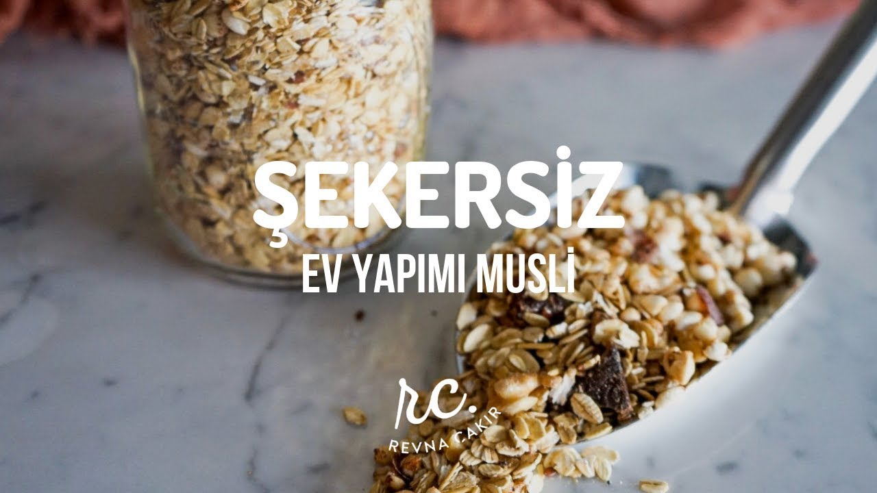 Az Maliyetli Yulaftan Kahvaltı I Ev Yapımı Şekersiz Müsli Tarifi