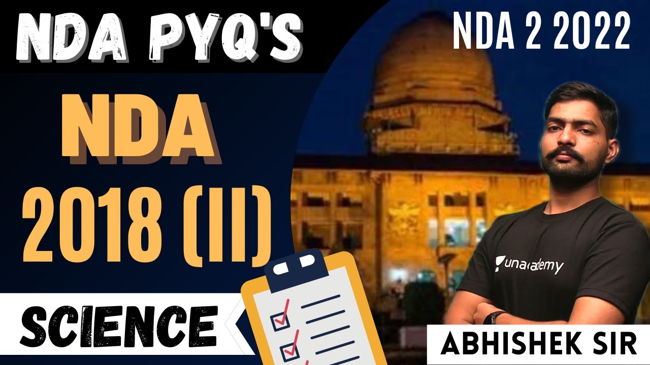 NDA Previous Year Question Paper With Solution | Science NDA 2 2018 |  NDA Exam Preparation